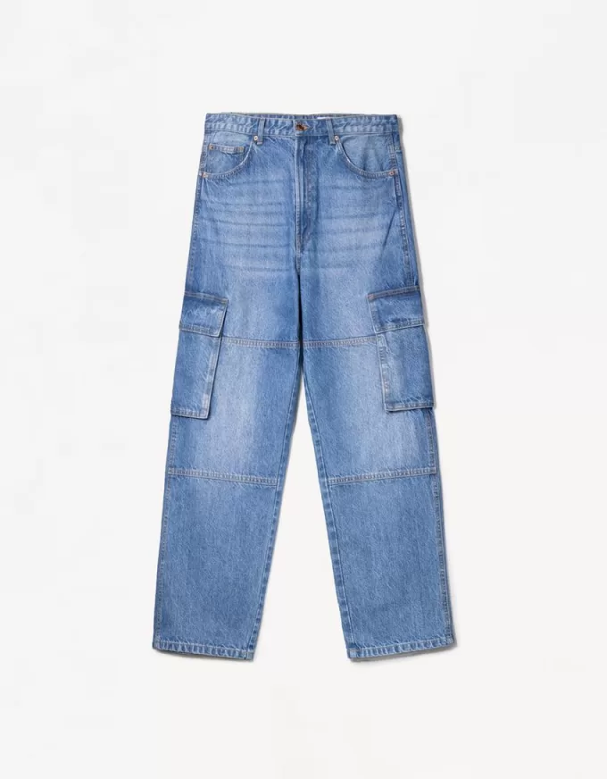Jeans cargo larghi