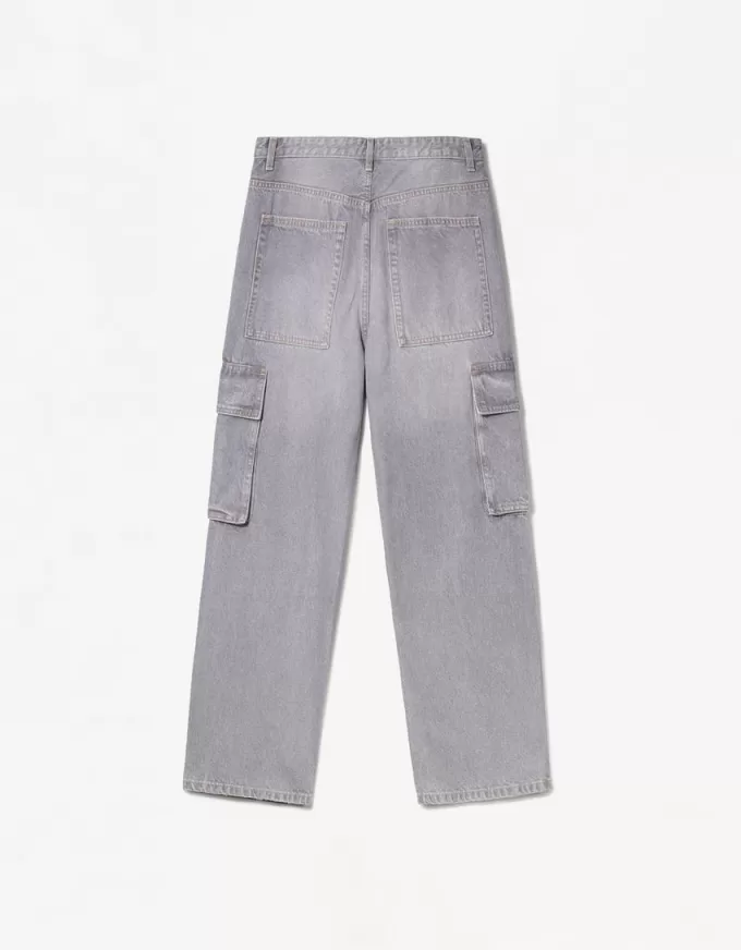 Jeans cargo larghi