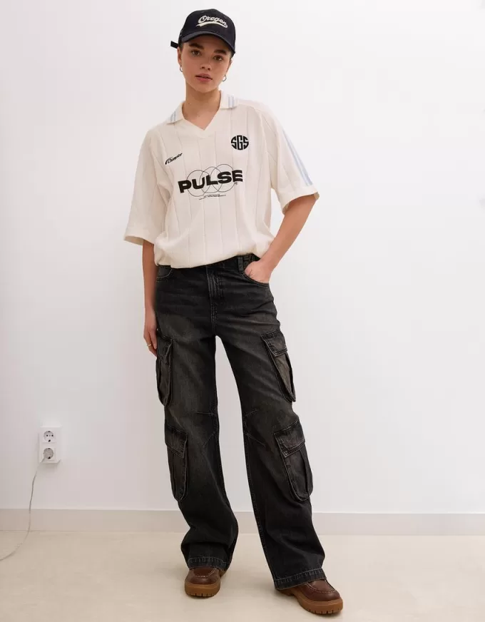 Jeans cargo multitasche