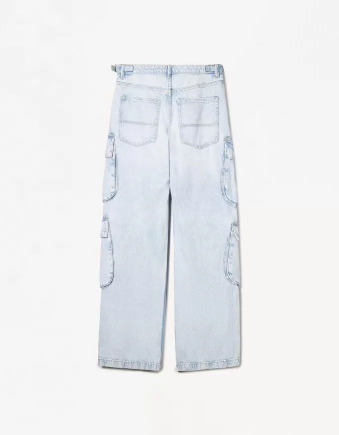 Jeans cargo multitasche