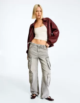 Jeans cargo multitasche