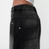Jeans carpentiere con vestibilità a palloncino regolabile