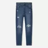 Jeans carrot fit strappati