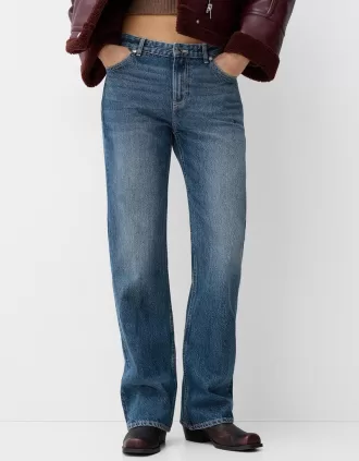 Jeans dalla vestibilità dritta