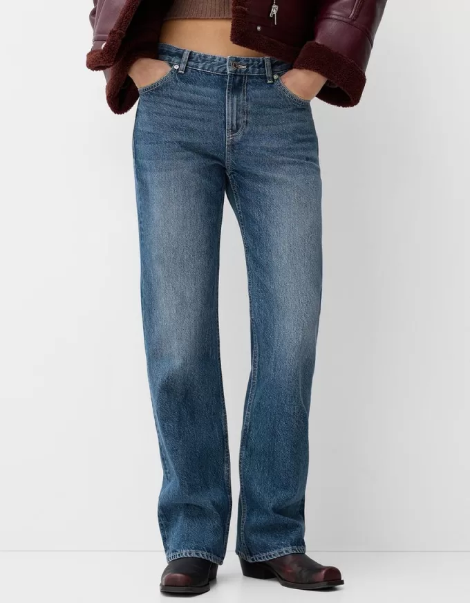Jeans dalla vestibilità dritta