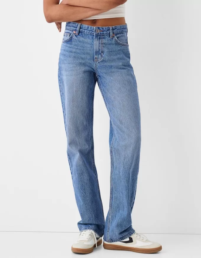 Jeans dalla vestibilità dritta