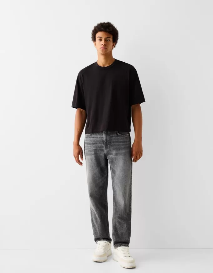 Jeans dalla vestibilità dritta