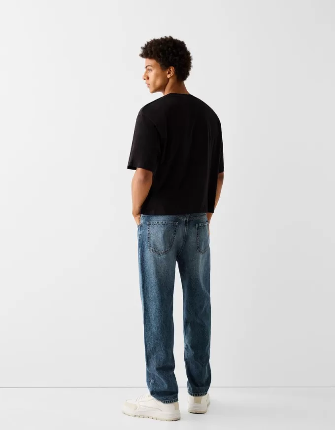 Jeans dalla vestibilità dritta