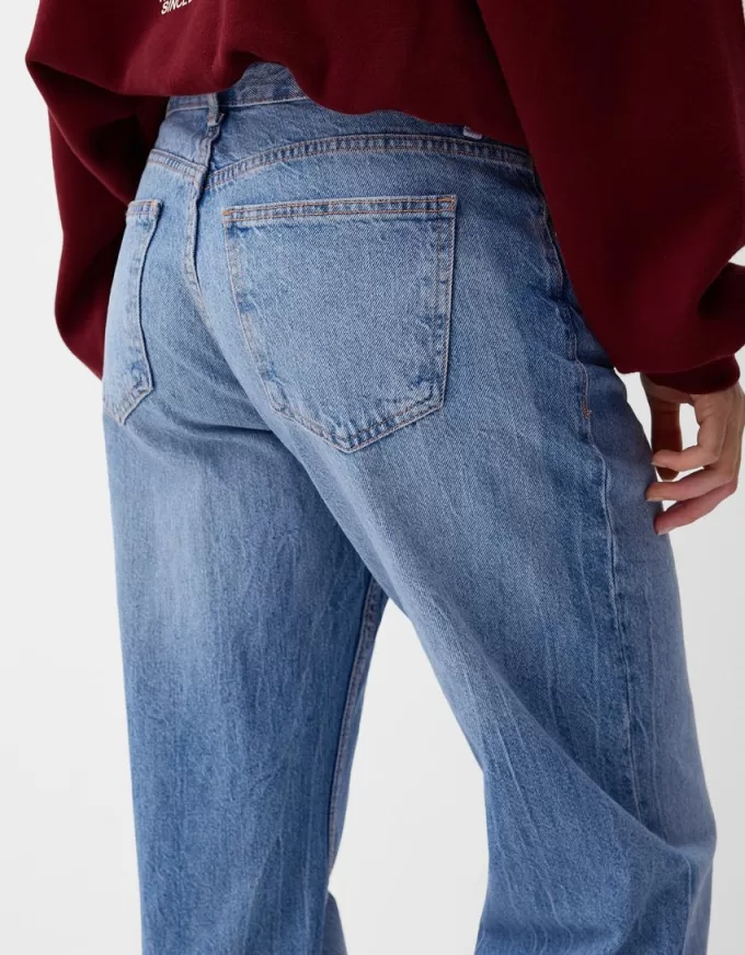 Jeans dalla vestibilità dritta