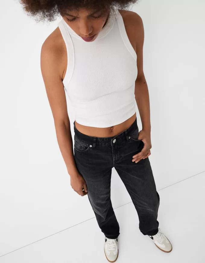 Jeans dalla vestibilità dritta