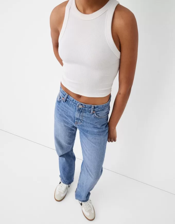 Jeans dalla vestibilità dritta