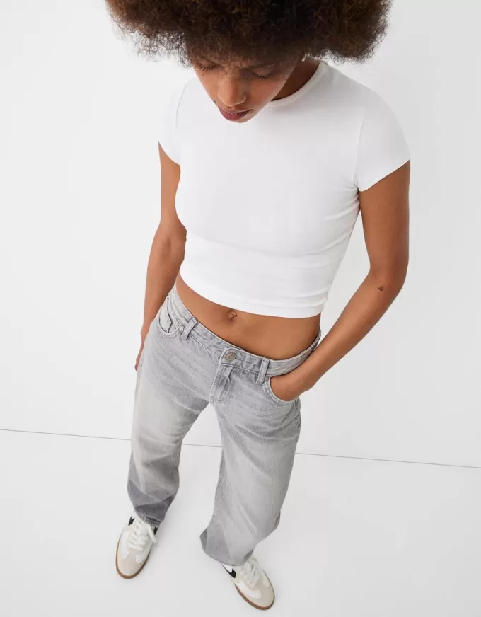 Jeans dalla vestibilità dritta