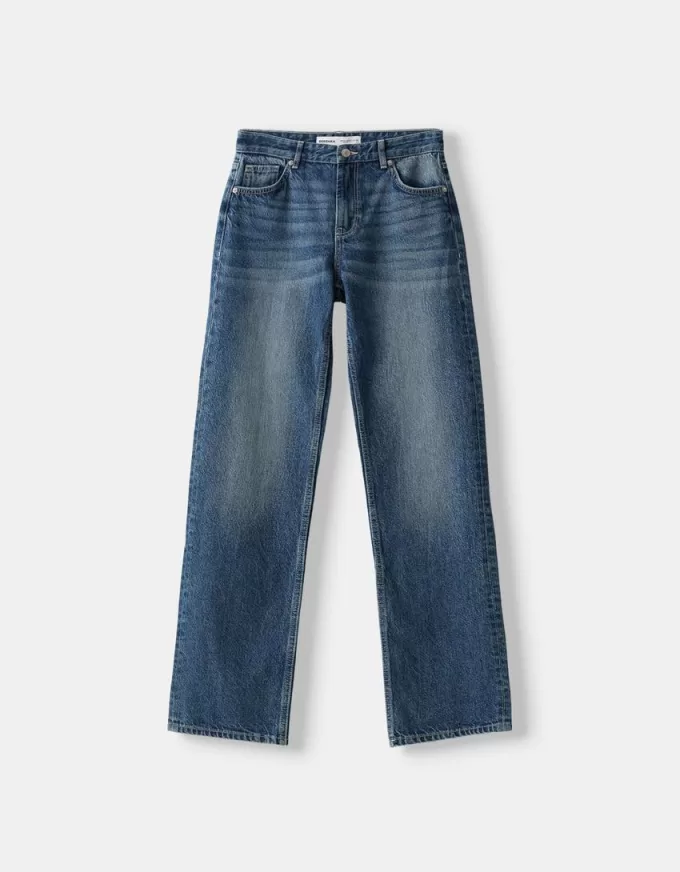 Jeans dalla vestibilità dritta