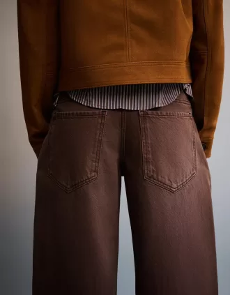 Jeans larghi a botte