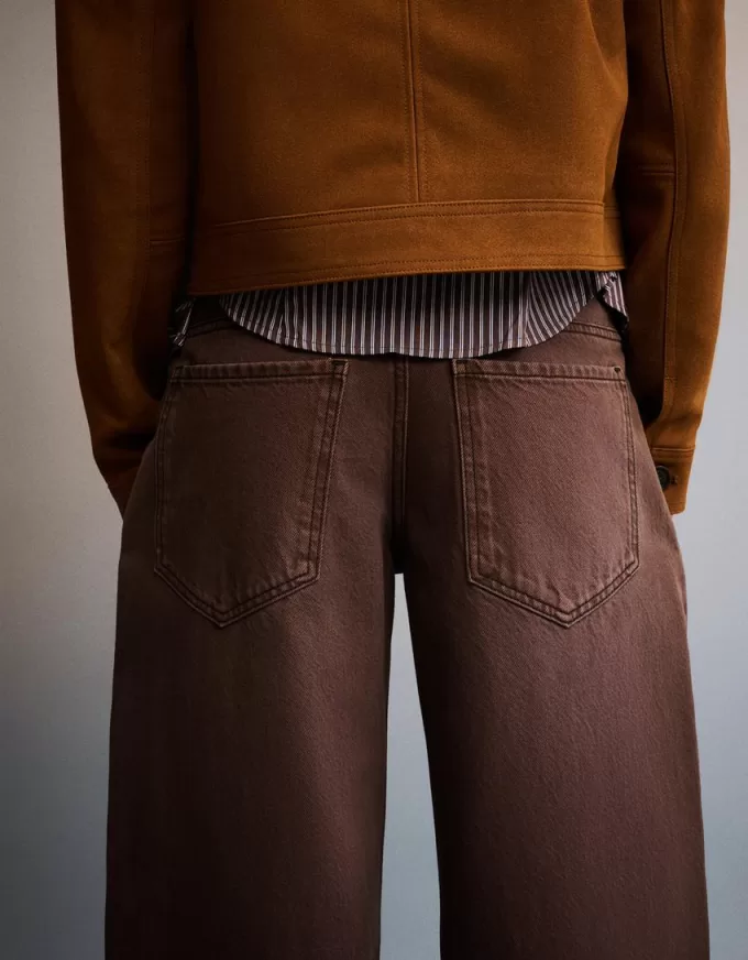 Jeans larghi a botte