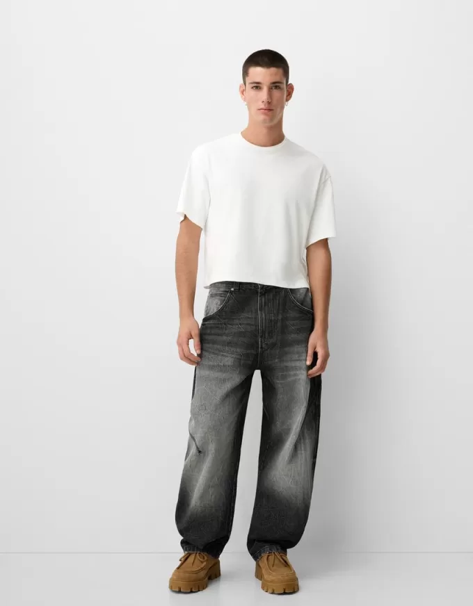 Jeans larghi a palloncino