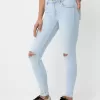 Jeans skinny a vita bassa