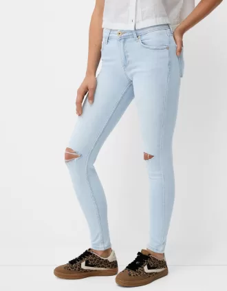 Jeans skinny a vita bassa