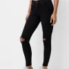 Jeans skinny a vita bassa