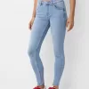 Jeans skinny a vita bassa