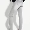Jeans skinny a vita bassa