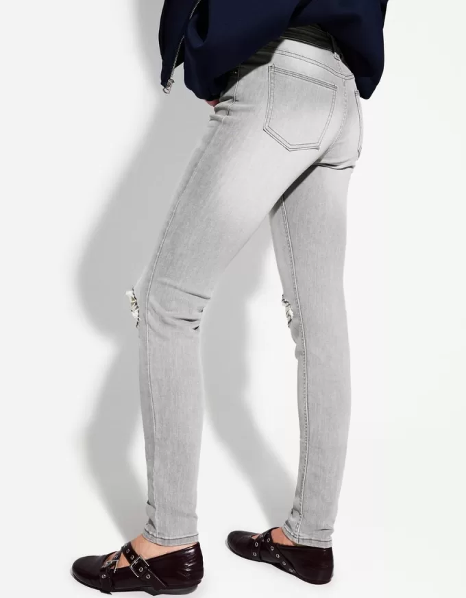 Jeans skinny a vita bassa