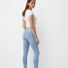 Jeans skinny a vita bassa