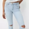 Jeans skinny a vita bassa