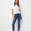 Jeans skinny a vita bassa