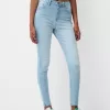 Jeans skinny a vita super alta