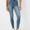 Jeans skinny a vita super alta