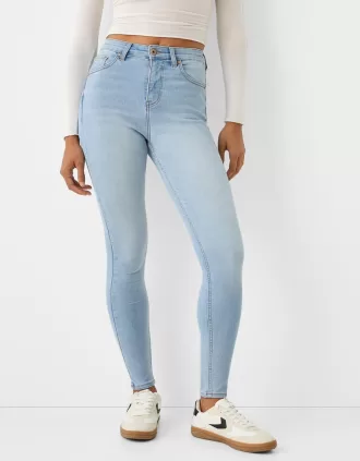Jeans skinny a vita super alta
