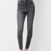 Jeans skinny a vita super alta