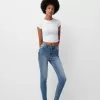 Jeans skinny a vita super alta