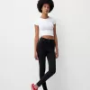 Jeans skinny a vita super alta