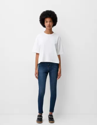 Jeans skinny a vita super alta
