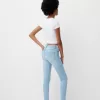 Jeans skinny a vita super alta
