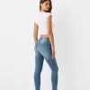 Jeans skinny a vita super alta