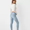 Jeans skinny a vita super alta