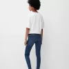 Jeans skinny a vita super alta