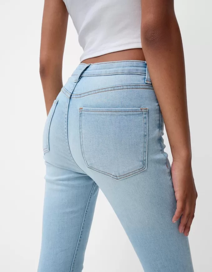 Jeans skinny a vita super alta