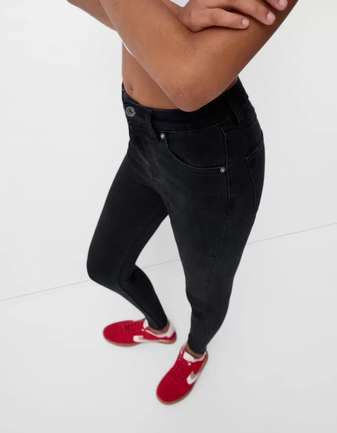 Jeans skinny a vita super alta