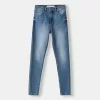 Jeans skinny a vita super alta