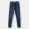 Jeans skinny a vita super alta