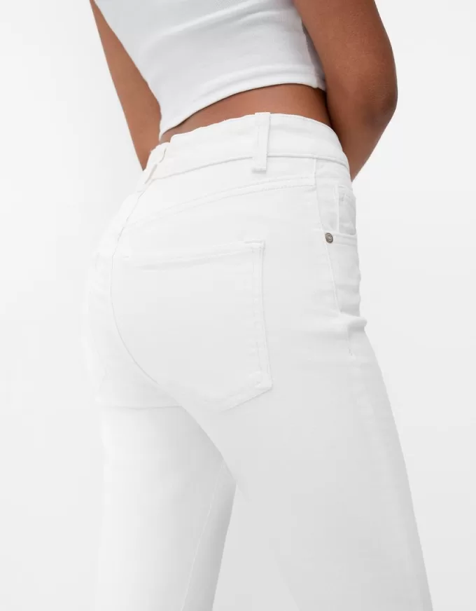 Jeans skinny a vita super alta