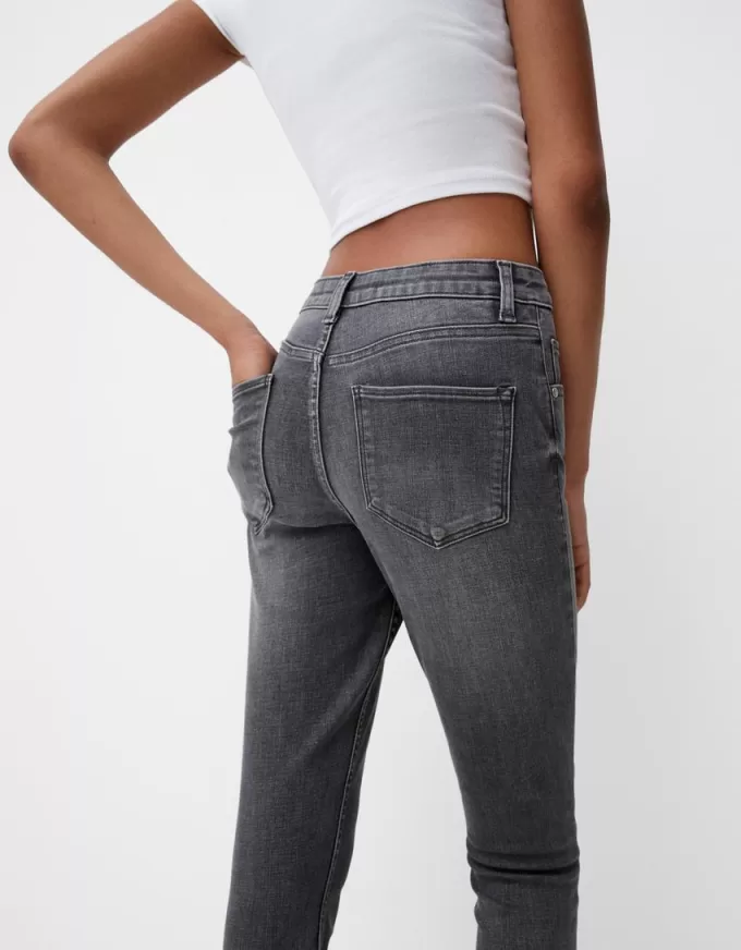 Jeans skinny a vita super alta