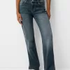 Jeans svasati con orlo diviso