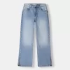 Jeans svasati con orlo diviso
