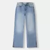 Jeans svasati con orlo diviso