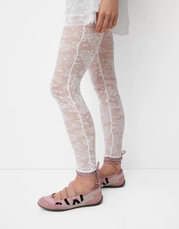 Leggings Disney Bambi in pizzo
